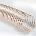 Flexible 0.4 Mm Telescopic Copper Coated Wire PU Air Duct Hose